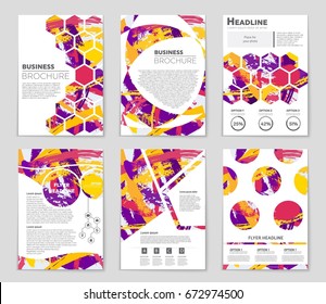 Abstract vector layout background set. For art template design, list, front page, mockup brochure theme style, banner, idea, cover, booklet, print, flyer, book, blank, card, ad, sign, sheet,, a4.