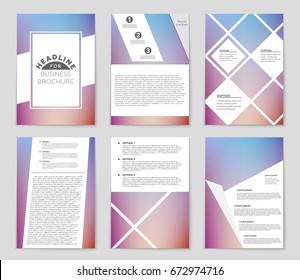 Abstract vector layout background set. For art template design, list, front page, mockup brochure theme style, banner, idea, cover, booklet, print, flyer, book, blank, card, ad, sign, sheet,, a4.