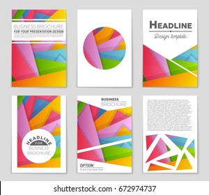 Abstract vector layout background set. For art template design, list, front page, mockup brochure theme style, banner, idea, cover, booklet, print, flyer, book, blank, card, ad, sign, sheet,, a4.