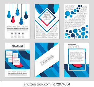 Abstract vector layout background set. For art template design, list, front page, mockup brochure theme style, banner, idea, cover, booklet, print, flyer, book, blank, card, ad, sign, sheet,, a4.