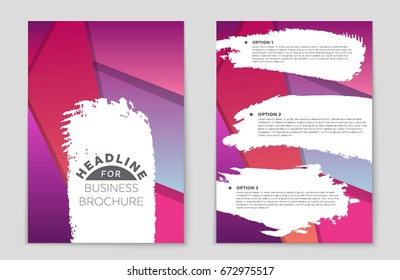 Abstract vector layout background set. For art template design, list, front page, mockup brochure theme style, banner, idea, cover, booklet, print, flyer, book, blank, card, ad, sign, sheet,, a4.
