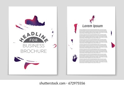 Abstract vector layout background set. For art template design, list, front page, mockup brochure theme style, banner, idea, cover, booklet, print, flyer, book, blank, card, ad, sign, sheet,, a4.