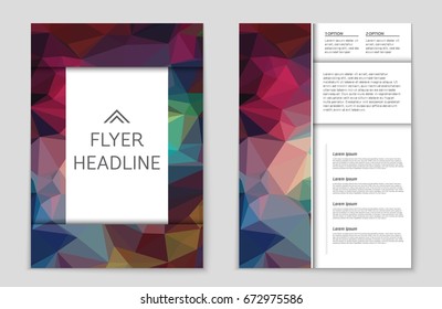 Abstract vector layout background set. For art template design, list, front page, mockup brochure theme style, banner, idea, cover, booklet, print, flyer, book, blank, card, ad, sign, sheet,, a4