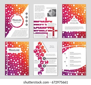 Abstract vector layout background set. For art template design, list, front page, mockup brochure theme style, banner, idea, cover, booklet, print, flyer, book, blank, card, ad, sign, sheet,, a4.