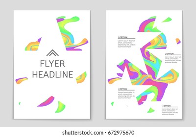 Abstract vector layout background set. For art template design, list, front page, mockup brochure theme style, banner, idea, cover, booklet, print, flyer, book, blank, card, ad, sign, sheet,, a4.