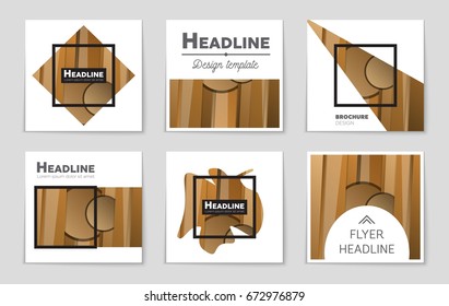 Abstract vector layout background set. For art template design, list, front page, mockup brochure theme style, banner, idea, cover, booklet, print, flyer, book, blank, card, ad, sign, sheet,, a4.