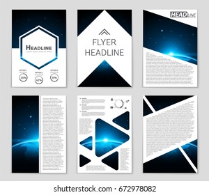 Abstract vector layout background set. For art template design, list, front page, mockup brochure theme style, banner, idea, cover, booklet, print, flyer, book, blank, card, ad, sign, sheet,, a4.