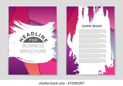 Abstract vector layout background set. For art template design, list, front page, mockup brochure theme style, banner, idea, cover, booklet, print, flyer, book, blank, card, ad, sign, sheet,, a4.