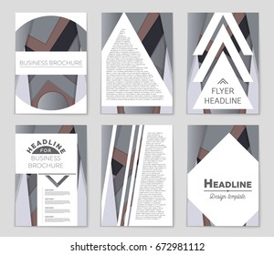 Abstract vector layout background set. For art template design, list, front page, mockup brochure theme style, banner, idea, cover, booklet, print, flyer, book, blank, card, ad, sign, sheet,, a4.