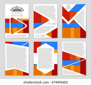 Abstract vector layout background set. For art template design, list, front page, mockup brochure theme style, banner, idea, cover, booklet, print, flyer, book, blank, card, ad, sign, sheet,, a4.
