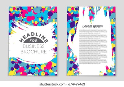 Abstract vector layout background set. For art template design, list, front page, mockup brochure theme style, banner, idea, cover, booklet, print, flyer, book, blank, card, ad, sign, sheet,, a4.