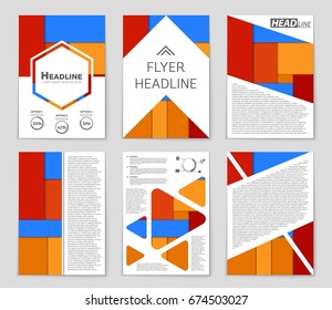 Abstract vector layout background set. For art template design, list, front page, mockup brochure theme style, banner, idea, cover, booklet, print, flyer, book, blank, card, ad, sign, sheet,, a4.