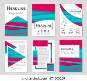 Abstract vector layout background set. For art template design, list, front page, mockup brochure theme style, banner, idea, cover, booklet, print, flyer, book, blank, card, ad, sign, sheet,, a4.