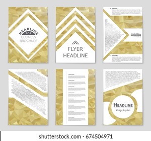 Abstract vector layout background set. For art template design, list, front page, mockup brochure theme style, banner, idea, cover, booklet, print, flyer, book, blank, card, ad, sign, sheet,, a4