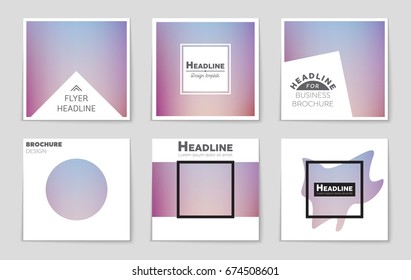 Abstract vector layout background set. For art template design, list, front page, mockup brochure theme style, banner, idea, cover, booklet, print, flyer, book, blank, card, ad, sign, sheet,, a4.