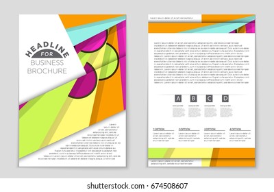 Abstract vector layout background set. For art template design, list, front page, mockup brochure theme style, banner, idea, cover, booklet, print, flyer, book, blank, card, ad, sign, sheet,, a4.