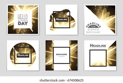 Abstract vector layout background set. For art template design, list, front page, mockup brochure theme style, banner, idea, cover, booklet, print, flyer, book, blank, card, ad, sign, sheet,, a4.