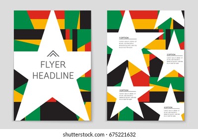 Abstract vector layout background set. For art template design, list, front page, mockup brochure theme style, banner, idea, cover, booklet, print, flyer, book, blank, card, ad, sign, sheet,, a4.