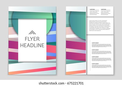 Abstract vector layout background set. For art template design, list, front page, mockup brochure theme style, banner, idea, cover, booklet, print, flyer, book, blank, card, ad, sign, sheet,, a4.
