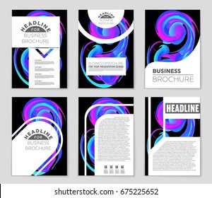 Abstract vector layout background set. For art template design, list, front page, mockup brochure theme style, banner, idea, cover, booklet, print, flyer, book, blank, card, ad, sign, sheet,, a4.