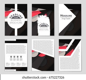 Abstract vector layout background set. For art template design, list, front page, mockup brochure theme style, banner, idea, cover, booklet, print, flyer, book, blank, card, ad, sign, sheet,, a4.