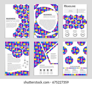 Abstract vector layout background set. For art template design, list, front page, mockup brochure theme style, banner, idea, cover, booklet, print, flyer, book, blank, card, ad, sign, sheet,, a4