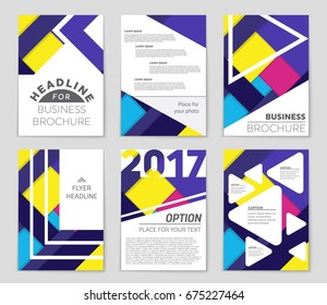 Abstract vector layout background set. For art template design, list, front page, mockup brochure theme style, banner, idea, cover, booklet, print, flyer, book, blank, card, ad, sign, sheet,, a4.