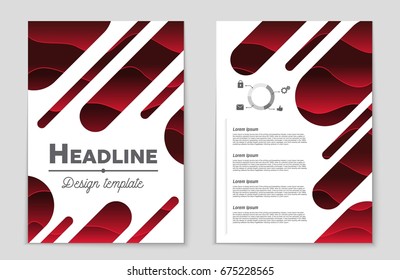 Abstract vector layout background set. For art template design, list, front page, mockup brochure theme style, banner, idea, cover, booklet, print, flyer, book, blank, card, ad, sign, sheet,, a4