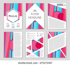 Abstract vector layout background set. For art template design, list, front page, mockup brochure theme style, banner, idea, cover, booklet, print, flyer, book, blank, card, ad, sign, sheet,, a4.