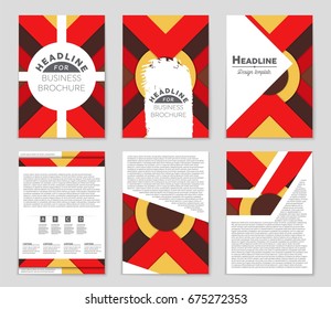 Abstract vector layout background set. For art template design, list, front page, mockup brochure theme style, banner, idea, cover, booklet, print, flyer, book, blank, card, ad, sign, sheet,, a4.