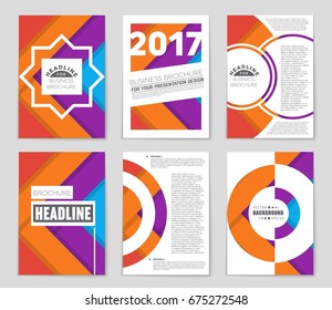 Abstract vector layout background set. For art template design, list, front page, mockup brochure theme style, banner, idea, cover, booklet, print, flyer, book, blank, card, ad, sign, sheet,, a4.