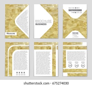 Abstract vector layout background set. For art template design, list, front page, mockup brochure theme style, banner, idea, cover, booklet, print, flyer, book, blank, card, ad, sign, sheet,, a4