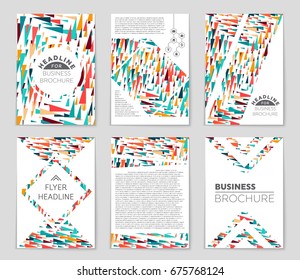 Abstract vector layout background set. For art template design, list, front page, mockup brochure theme style, banner, idea, cover, booklet, print, flyer, book, blank, card, ad, sign, sheet,, a4.