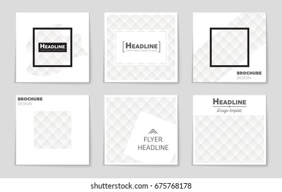 Abstract vector layout background set. For art template design, list, front page, mockup brochure theme style, banner, idea, cover, booklet, print, flyer, book, blank, card, ad, sign, sheet,, a4.