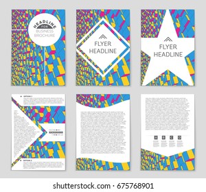Abstract vector layout background set. For art template design, list, front page, mockup brochure theme style, banner, idea, cover, booklet, print, flyer, book, blank, card, ad, sign, sheet,, a4.