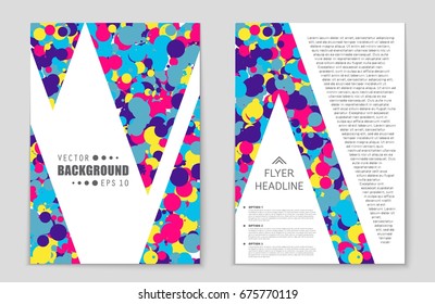 Abstract vector layout background set. For art template design, list, front page, mockup brochure theme style, banner, idea, cover, booklet, print, flyer, book, blank, card, ad, sign, sheet,, a4.