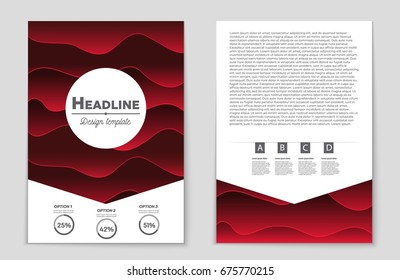 Abstract vector layout background set. For art template design, list, front page, mockup brochure theme style, banner, idea, cover, booklet, print, flyer, book, blank, card, ad, sign, sheet,, a4