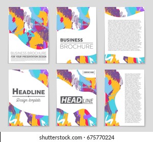 Abstract vector layout background set. For art template design, list, front page, mockup brochure theme style, banner, idea, cover, booklet, print, flyer, book, blank, card, ad, sign, sheet,, a4.