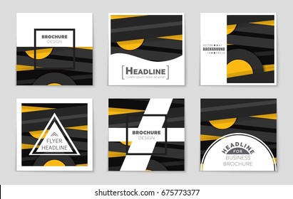 Abstract vector layout background set. For art template design, list, front page, mockup brochure theme style, banner, idea, cover, booklet, print, flyer, book, blank, card, ad, sign, sheet,, a4.