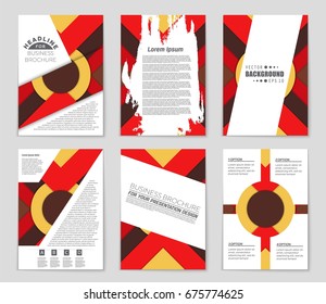 Abstract vector layout background set. For art template design, list, front page, mockup brochure theme style, banner, idea, cover, booklet, print, flyer, book, blank, card, ad, sign, sheet,, a4.