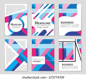 Abstract vector layout background set. For art template design, list, front page, mockup brochure theme style, banner, idea, cover, booklet, print, flyer, book, blank, card, ad, sign, sheet,, a4.