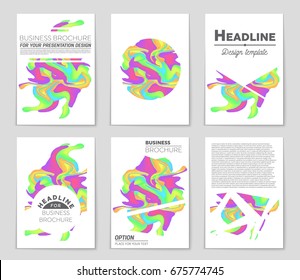 Abstract vector layout background set. For art template design, list, front page, mockup brochure theme style, banner, idea, cover, booklet, print, flyer, book, blank, card, ad, sign, sheet,, a4.