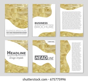 Abstract vector layout background set. For art template design, list, front page, mockup brochure theme style, banner, idea, cover, booklet, print, flyer, book, blank, card, ad, sign, sheet,, a4