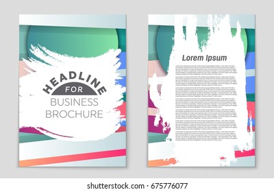 Abstract vector layout background set. For art template design, list, front page, mockup brochure theme style, banner, idea, cover, booklet, print, flyer, book, blank, card, ad, sign, sheet,, a4.