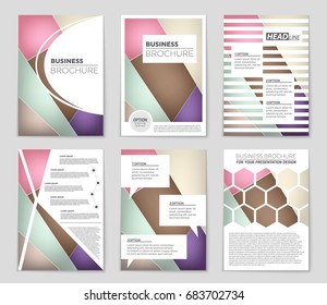 Abstract vector layout background set. For art template design, list, front page, mockup brochure theme style, banner, idea, cover, booklet, print, flyer, book, blank, card, ad, sign, sheet,, a4