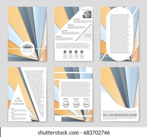 Abstract vector layout background set. For art template design, list, front page, mockup brochure theme style, banner, idea, cover, booklet, print, flyer, book, blank, card, ad, sign, sheet,, a4