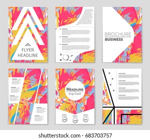 Abstract vector layout background set. For art template design, list, front page, mockup brochure theme style, banner, idea, cover, booklet, print, flyer, book, blank, card, ad, sign, sheet,, a4.