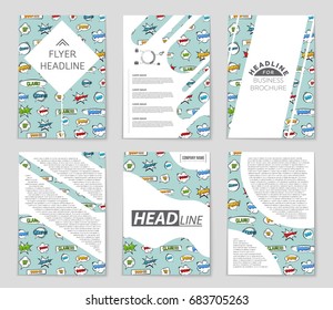 Abstract vector layout background set. For art template design, list, page, mockup brochure theme style, banner, idea, cover, booklet, print, flyer, book, blank, card, ad, sign, sheet,, a4.