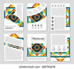 Abstract vector layout background set. For art template design, list, page, mockup brochure theme style, banner, idea, cover, booklet, print, flyer, book, blank, card, ad, sign, sheet,, a4