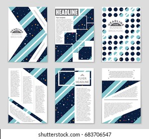 Abstract vector layout background set. For art template design, list, page, mockup brochure theme style, banner, idea, cover, booklet, print, flyer, book, blank, card, ad, sign, sheet,, a4